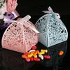 Laser Cut Lace Flower Wedding Candy Box Gift for Guest Birthday Party Decoration Random