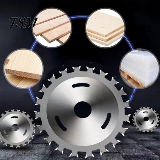 Circular Saw Blade Cutting Double Sides Fast Precise Cuts Super Sharp 4 Disc Inch 40T Carbide Metal Alloy for Carpentry