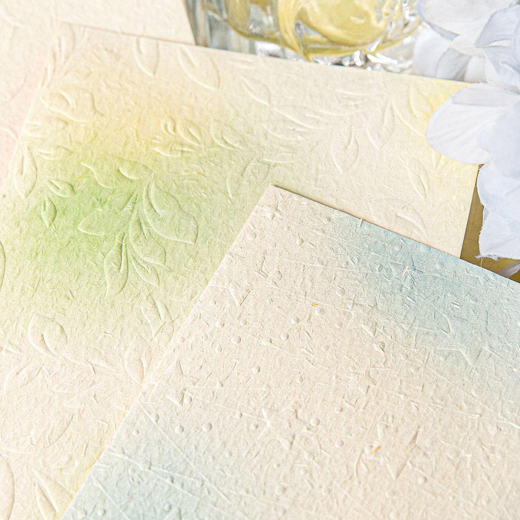 Momo Blush Series Watercolor Texture Paper for DIY Journal & Ita Bag Decoration