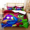 Spiel Regenbogen Freunde 3D cartoon printed bedding for Boys Customized King size bedding set Queen bedding set
