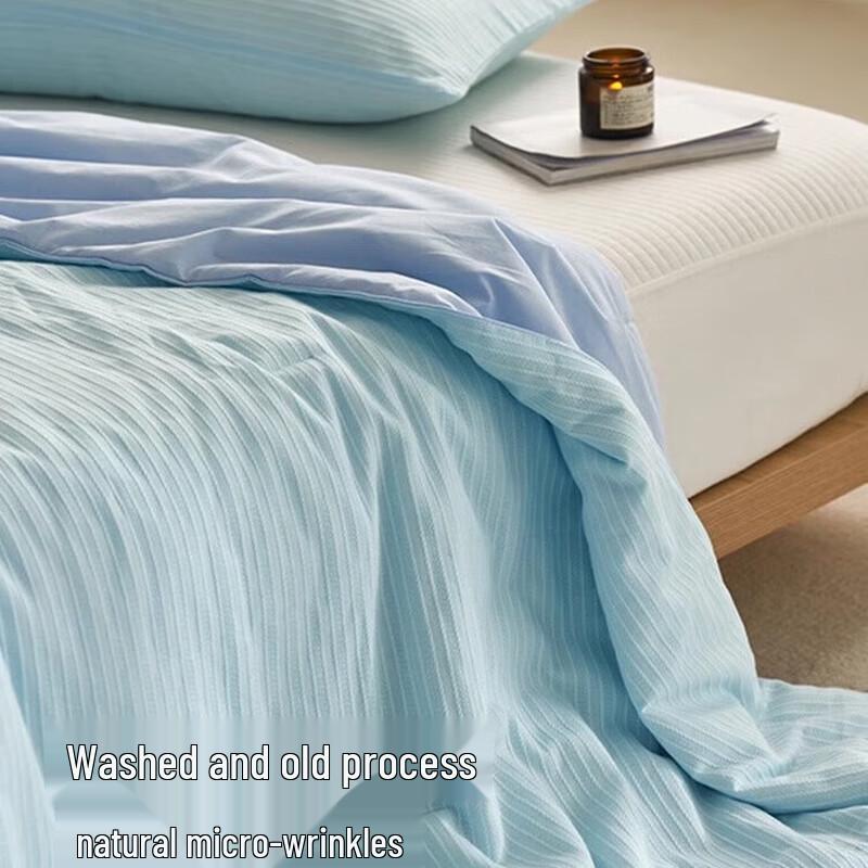 MUJI Princess Style Cotton Summer Quilt 3-Piece Set