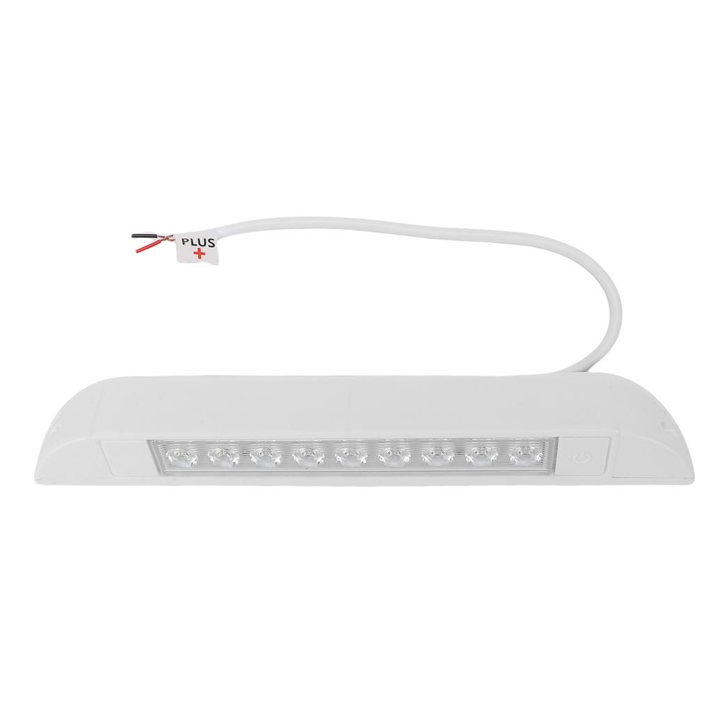 10 Inch RV LED Awning Porch Light 6000K Cool 12V 24V Down Angle Beam Utility Light Fixture for Truck Trailer Camping Car