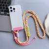 Colorful Braided Crossbody and Anti-Lost Adjustable Strap for Girls - Keychain and Mobile Phone Hanging Rope