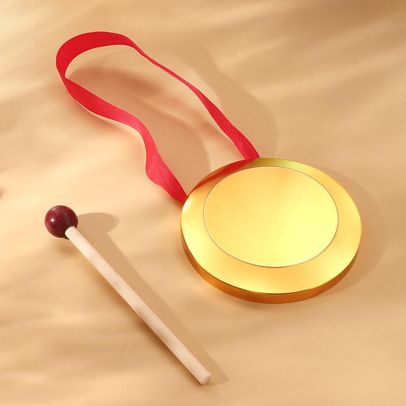 Baby s First Birthday Gift Set: Zhua Zhou Prop with Small Copper Gong