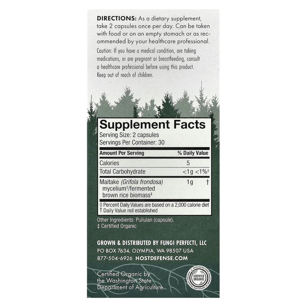 Mushrooms™, Mushrooms, 60 Capsules