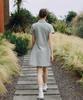 OBER GOLF Easy Slim Polo Dress (Gray)