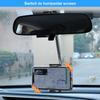 Car Rearview Mirror Phone Holder Seat Back Hook Mount for Navigation