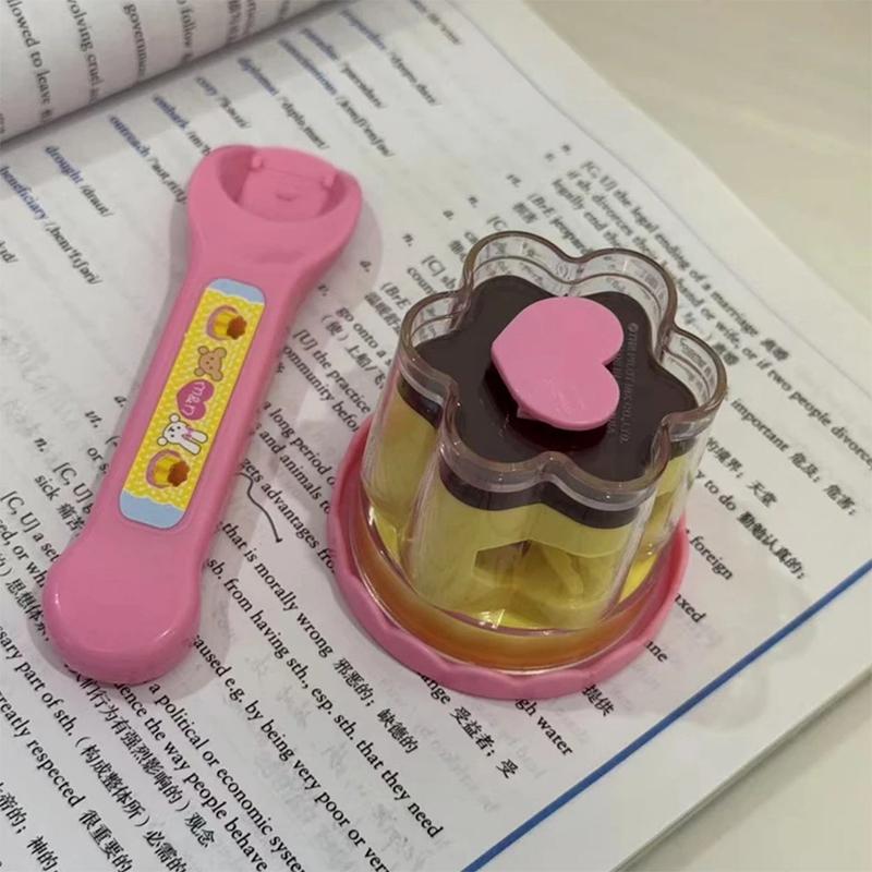 Food Feeding Pudding Feeding Toy Desktop Ornament Cute Pink Jelly Strawberry Pudding Set Ornaments Models For Kids Girls 2025
