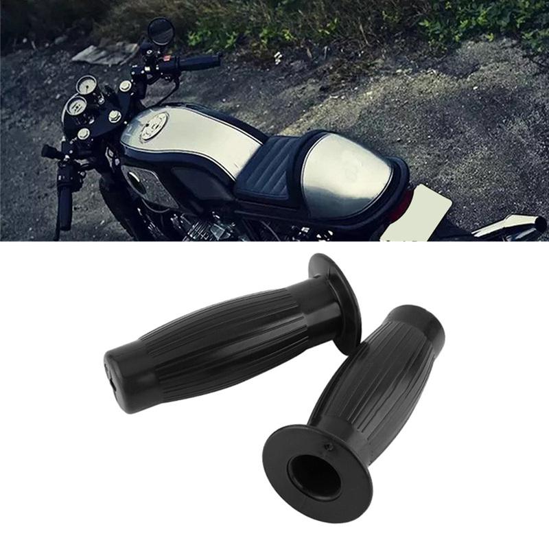 1 Pair Rubber Motorcycle Handlebar Grips 7/8in 22mm Left+1in 25mm Right For Truimph Motorcycle Modification Accessories