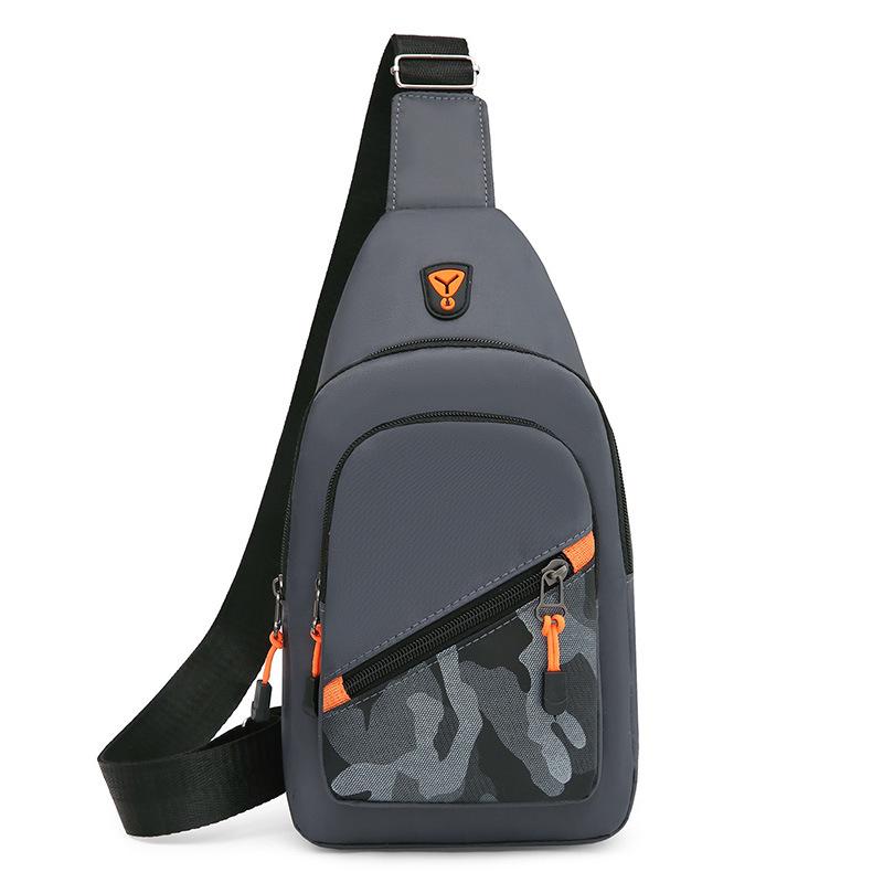 New Men's Chest Bag Trend Backpack Men's Diagonal Shoulder Small Lightweight Large Storage Bag.