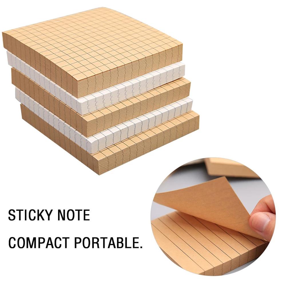 Planner Cute Note Paper 80sheet/pc To do list Kraft paper Memo Sticky Notepad Memo Pad Sticky Notes