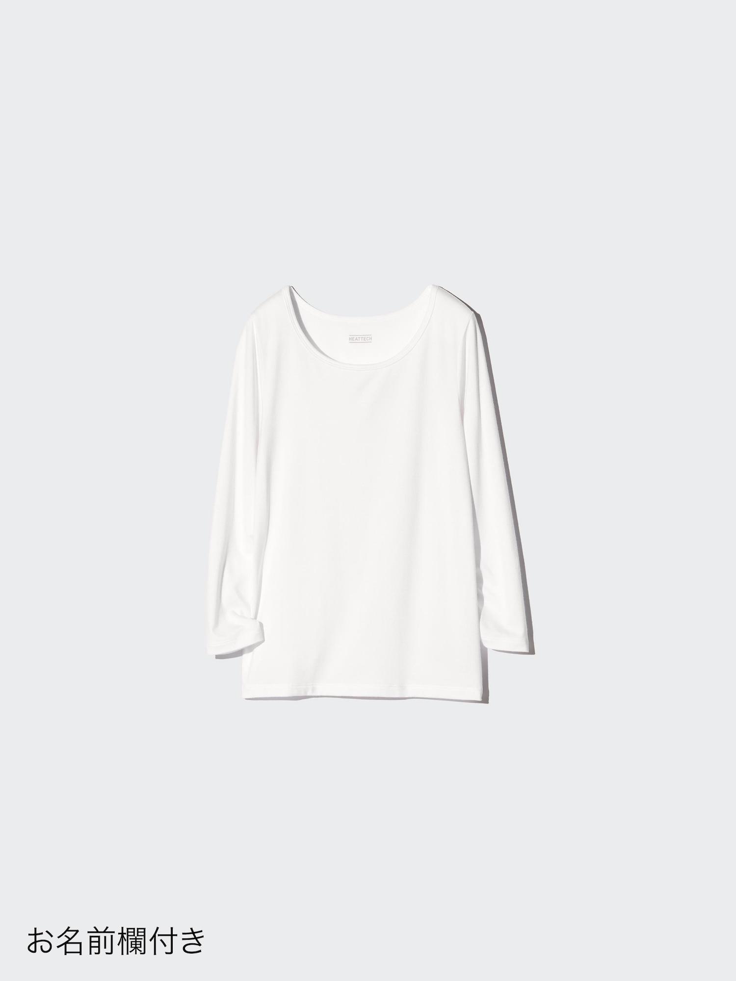 

Футболка Uniqlo Japan HeatTech U-образным вырезом, рукав 9 мин. 00 WHITE/110