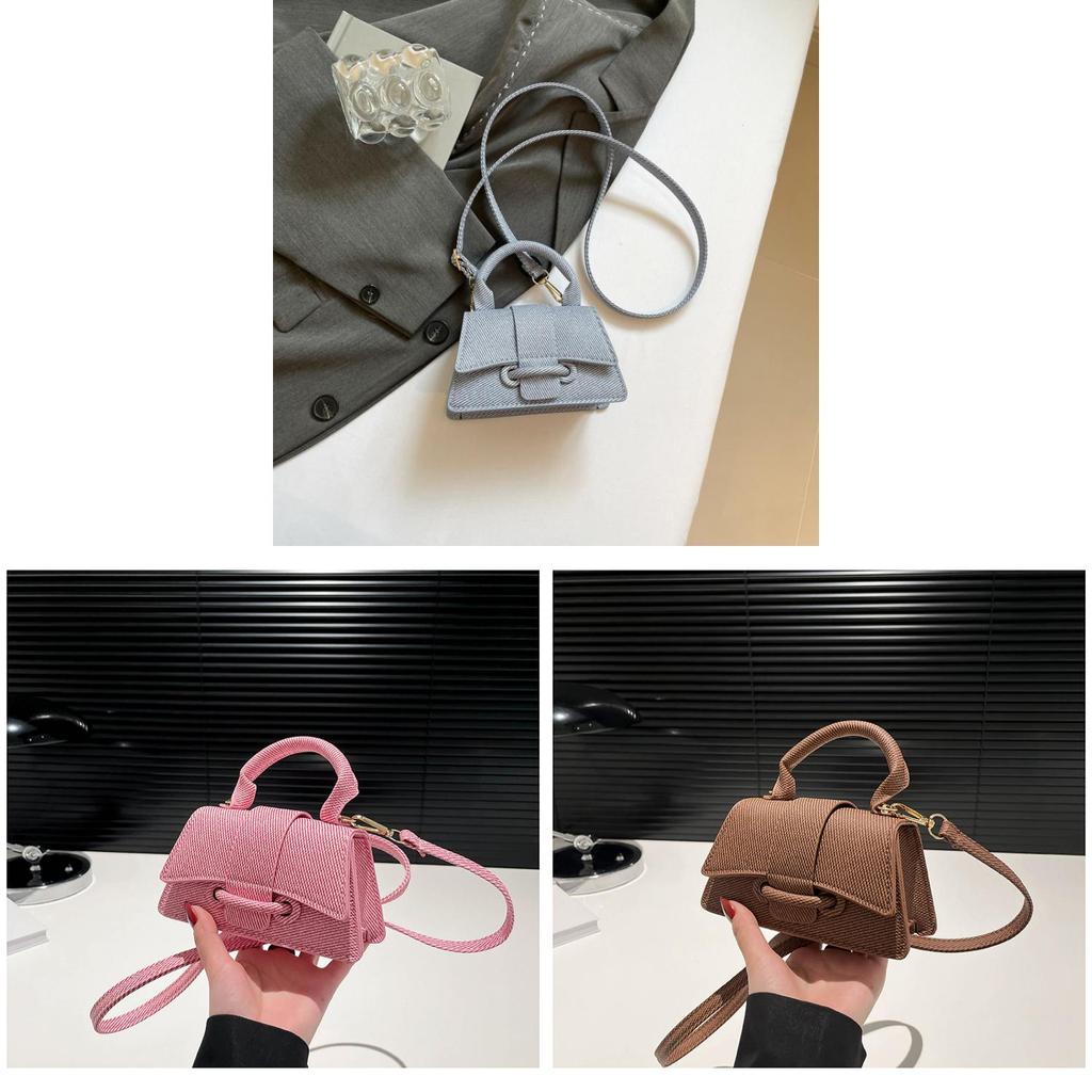 Pu Small Square Bag For Women With Single Shoulder Strap For Daily Wear