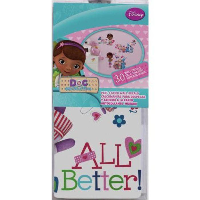 Repositionable Stickers of Doc McStuffins, Disney Animation Series