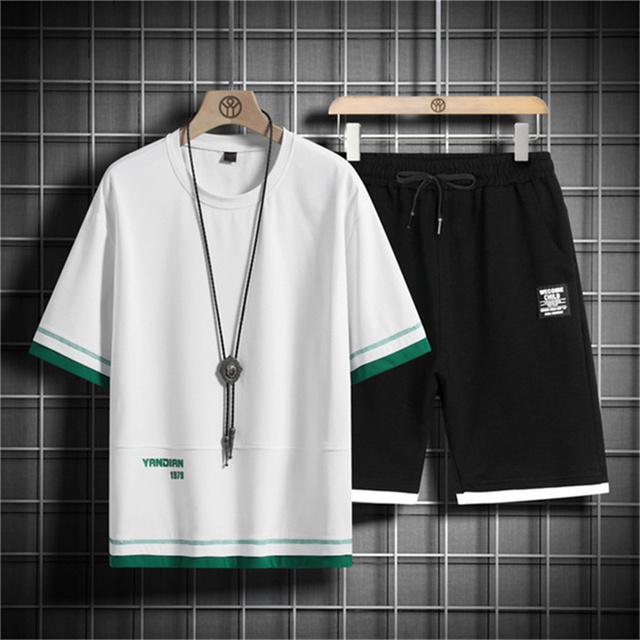 Men Tracksuits 3d Printing 2 Pieces Tops and Shorts Sportswear Man Clothes Set Suit Fashion Jogger Outfit Oversized Men Costume