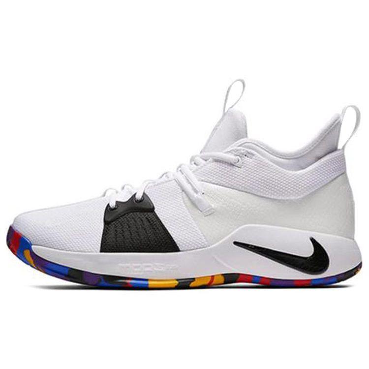 

Мужские кроссовки Nike PG 2 NCAA Tournament белые разноцветные AJ5163-100
