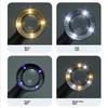 30x Power Magnifier 4 Color LED Lighting Rechargeable Handheld Tool For Detailed Inspection Of Stamps Coin And Electronics