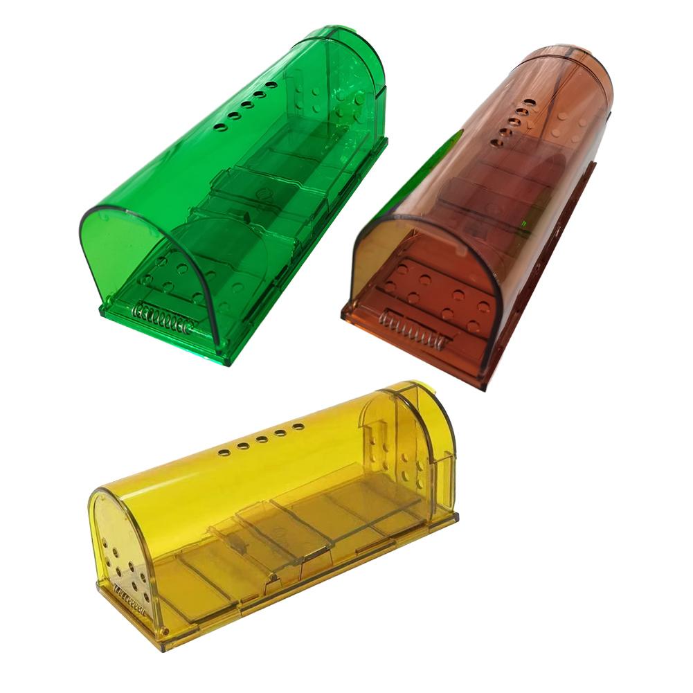 Smart Self-locking Mousetrap Safe Firm Iron Net Household Mouse Catcher Metal Reusable Humane Indoor Outdoor Rat Trap Rat Cage