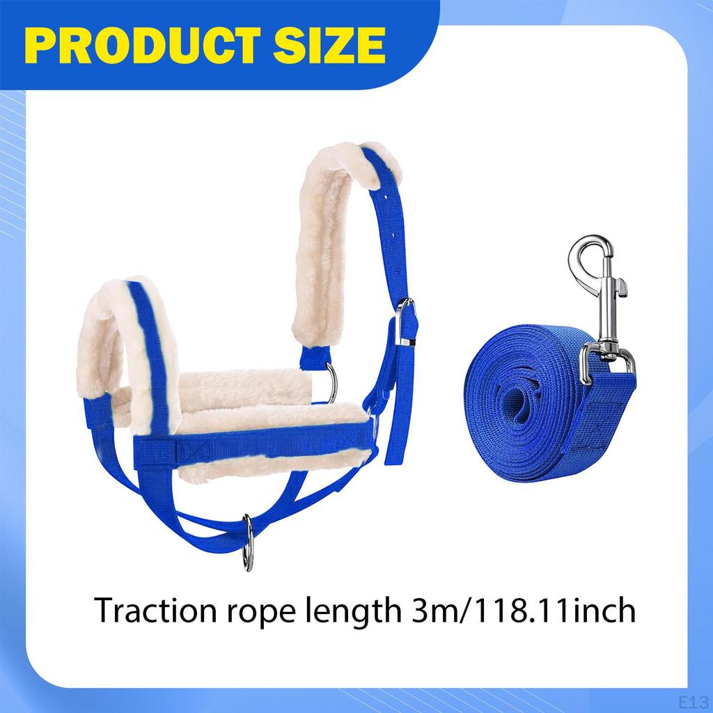 Cattle Bridle And Leading Rope, Calf Bridle, Multi-functional Barn Essential, Male Reins for Horses
