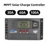 MPPT Solar-Laderegler 11A 61A 111A mit Last/Dual-USB/LCD 11V 11V Automatischer Solarpanel-Laderegler