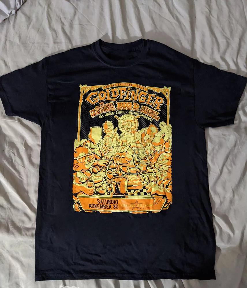 Vintage Goldfinger Skanksgiving T-shirt S To 5XL NZ150 FREE SHIPPING Unisex T-Shirt