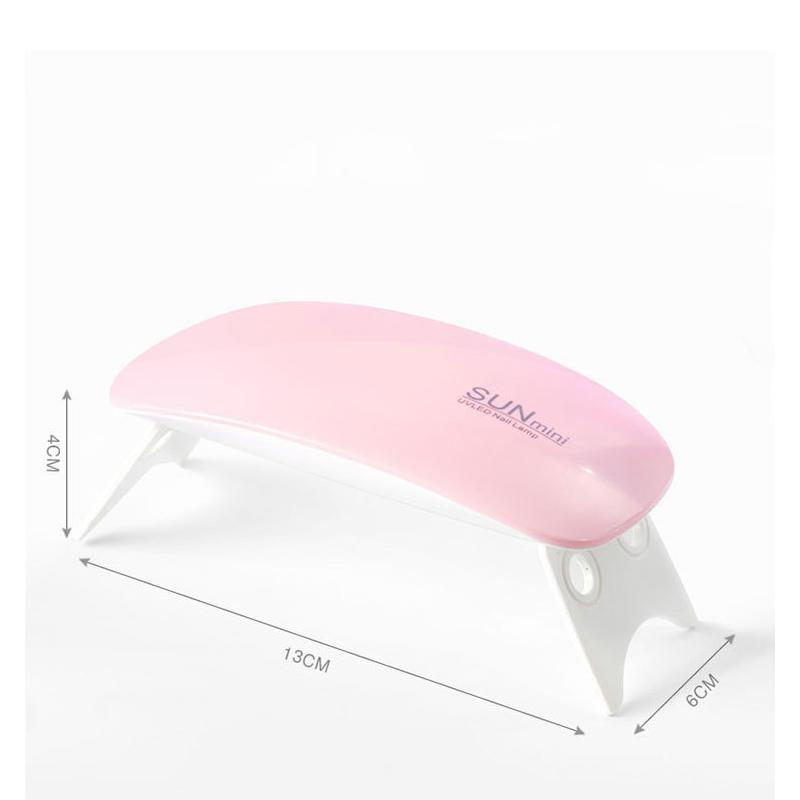 

6 Вт мини-сушилка для ногтей УФ-светодиодная лампа для гелевого лака для ногтей, домашнее использование, мини-лампа для сушки УФ-геля, инструменты для дизайна ногтей