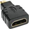 Adaptateur HDMI InLine®, HDMI A Femelle Vers Micro HDMI D Mâle, Contacts or