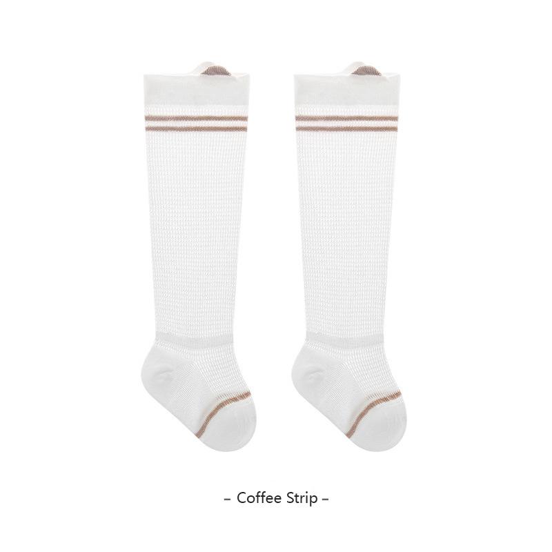 Lightweight Baby Long Socks Cool Summer Wear Baby Stockings Cotton Long Newborn Socks For Baby Girl And Boy