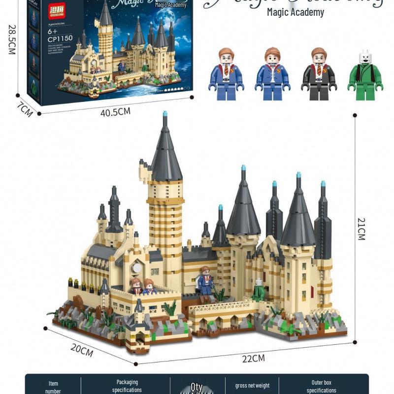Micro-particle Magic Castle Building Blocks - Assembly Toys for Boys and Girls