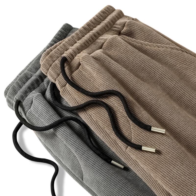 Baleno Herren Chenille Straight-Leg Freizeithose