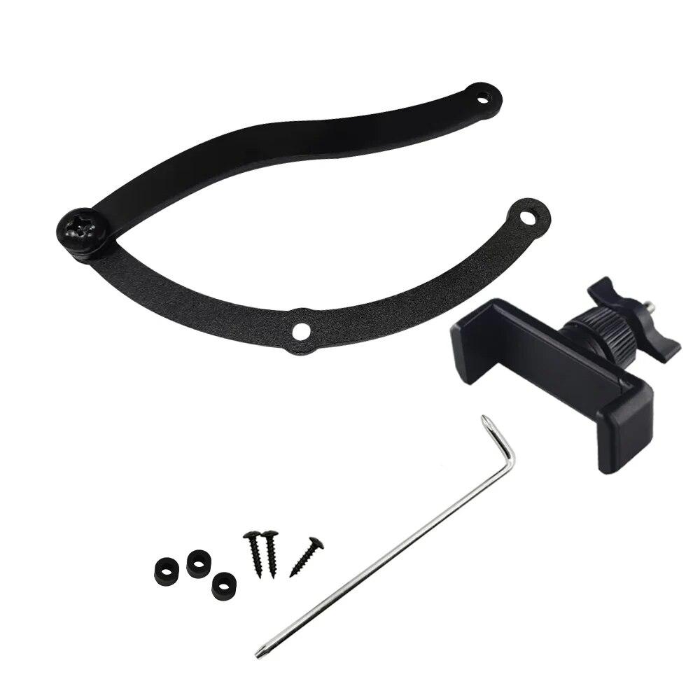 

Автомобильный складной держатель для мобильного телефона из алюминиевого сплава на приборной панели GPS держатель для смартфона MINI R50 R52 R53 R55 R56 R60 R61 чёрный