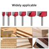 Precise Spoilboard Surfacing Bit Router Bit for Wood Slabs Flattening Carbides Tipped Cutter 1/4Inch Shank Routing Tool
