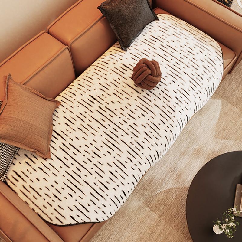 Plush Thickened Irregular Shaped Sofa Cushion Non-Slip Wear-Resistant Anti-Scratching Sofa Cover Towel 90*90cm