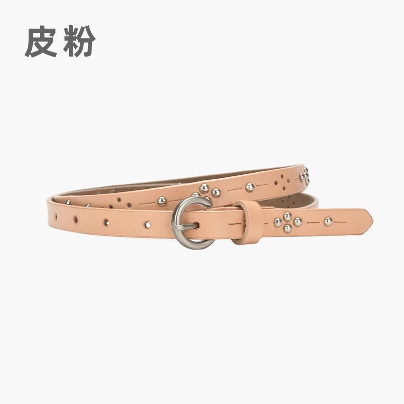 Women's Belt Jeans Belt Women's, Fashion Casual Belt Hollow, Rivet Punk Belt Women's