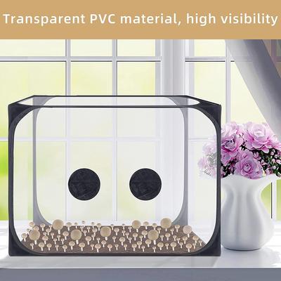 35,8 x 23,2 x 22,8 palce Still Air Box Vyskakovací stanová sada pro pěstování hub Přenosné mykologické stanice na šíření digestoří