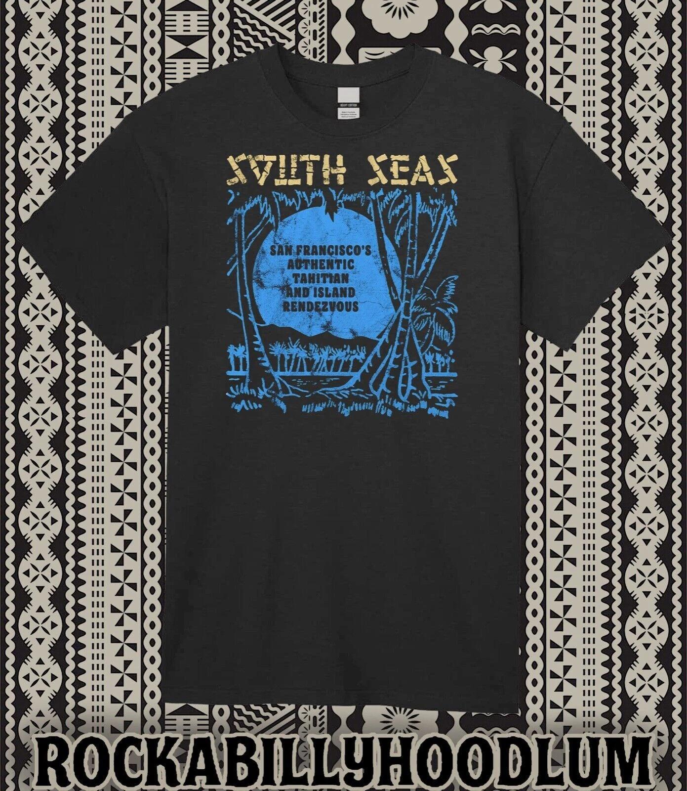 

Retro Tiki Art Tee T Shirt Bar Mug Restaurant South Seas San Francisco CA M