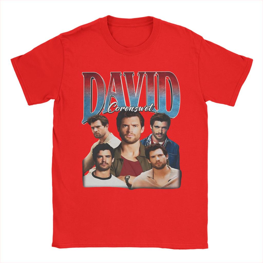 David Corenswet Collage T Shirts for Unisex Pure Cotton Leisure TShirts Round Neck  Tees Short Sleeve Clothing Gift Idea