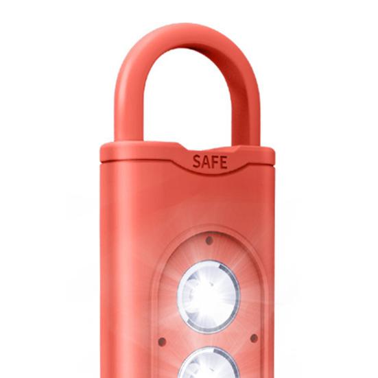 Stroboskop Taschenlampen Schlüsselanhänger 300 Lumen Persönliches Sicherheitslicht mit Schlüsselring Kompakt Tragbar Dual-LED Taschenlampe für Outdoor-Notfälle
