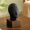 Calm Face Ecomix Sculpture 19 cm Tall, Home Décor Showpiece Figurine for Living Room & Office, Modern Asthetic Tabletop Decorative Accent