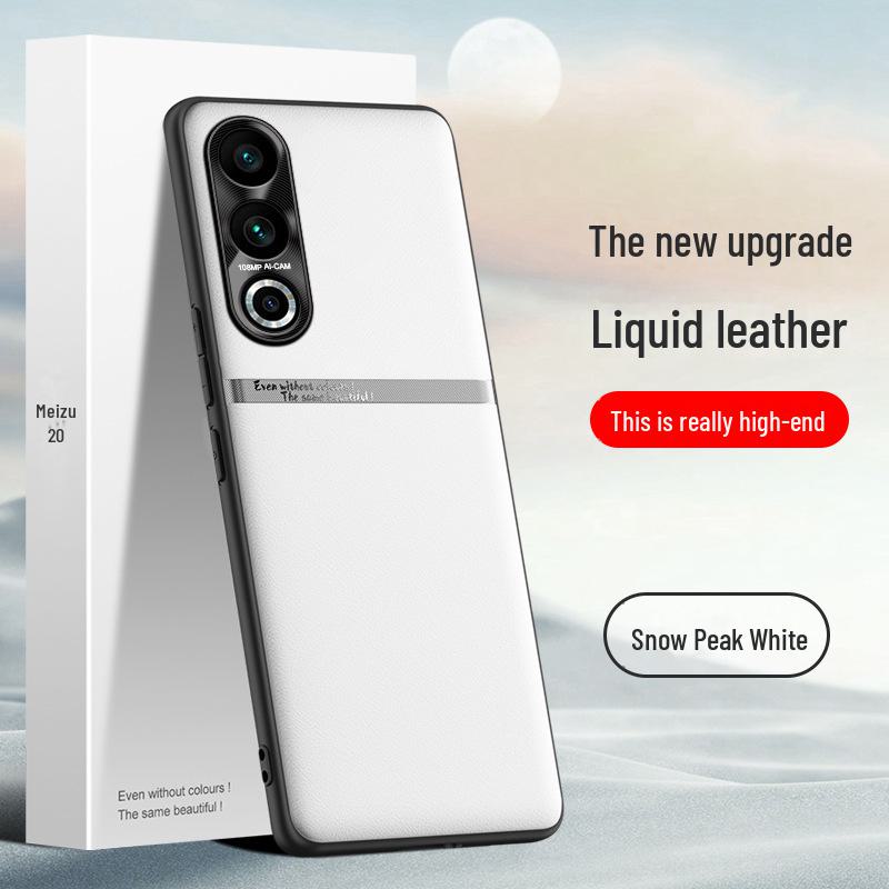 

Чехол из жидкой кожи для Meizu 20: Защитный чехол от падения и обрастания. Поставляется как One Piece. Meizu 20