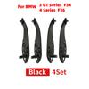 4Pcs Interior Door Pull Handle Ide Panel with Cover Trim For BMW 3 Series F30 F34 F35 F36 320i 328i 330i 335i Car Accessories