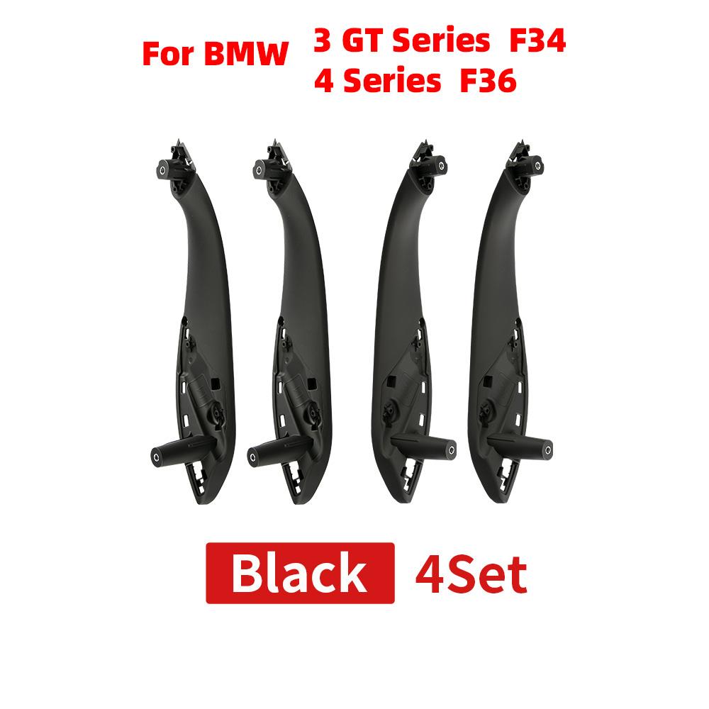 4Pcs Interior Door Pull Handle Ide Panel with Cover Trim For BMW 3 Series F30 F34 F35 F36 320i 328i 330i 335i Car Accessories