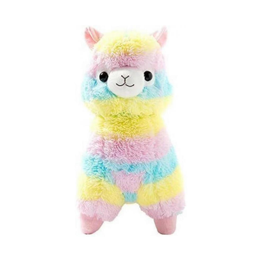 Cuddly Llama Rainbow Alpaca Doll 8 "soft Stuffed Animal Toy Day Wedding Anniversary