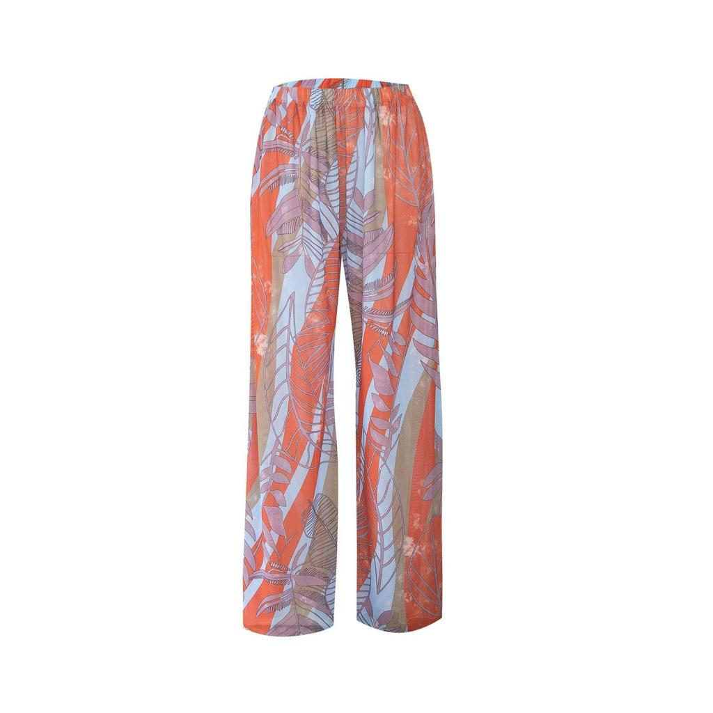 Summer UPF Sunscreen Ice Silk Trousers, Beach Pants, Loose Casual Wide-leg Pants, Dance Trousers, Anti-ultraviolet