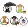 KF1908 KF982 KF992 KF1358 KF814 Cartoon Anime ET Building Blocks Bricks Character Figures Children Collection Toys