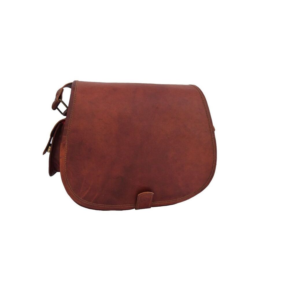 Goat Leather Camera Bag DSLR SLR Padded Case Satchel Messenger Crossbody Bags 11