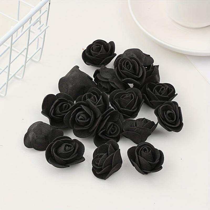 3.5CM Foam Rose Flower Heads for DIY Crafts and Wreath Decoration