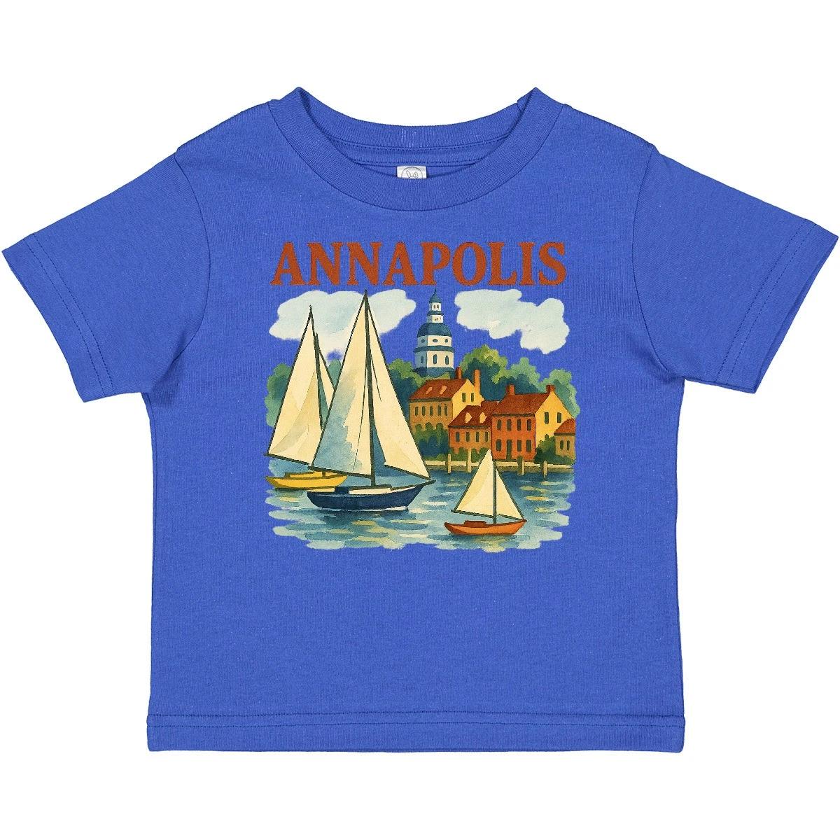 Inktastic Annapolis Maryland Baby T-Shirt Travel Souvenir Vacation Harbor Infant 160