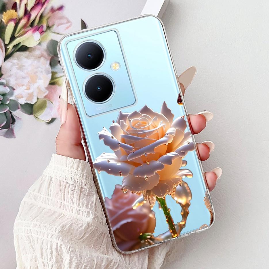 For Vivo Y78 Plus 5G Case V2271A New Luxury Painted Cover Soft Slim Phone Case For Vivo V29 Lite V29LIte V2244 Y78+ Fundas Coque Vivo V29 Lite