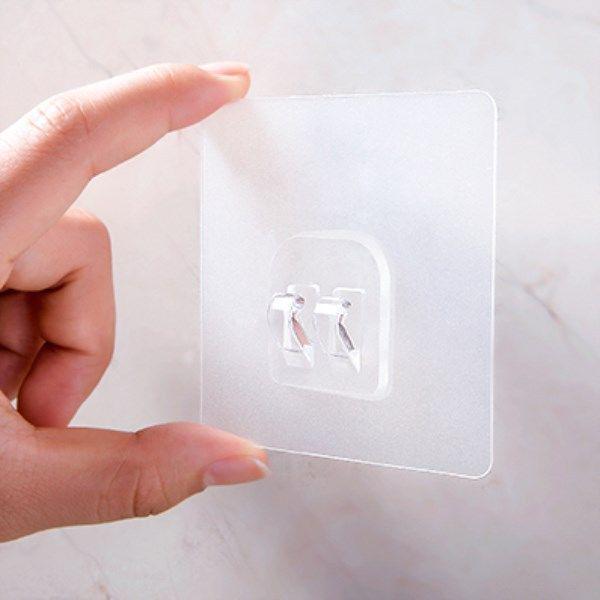 Seamless No-Drill Double Claw Buckle Hook - Strong Plastic Hook with Multiple Models